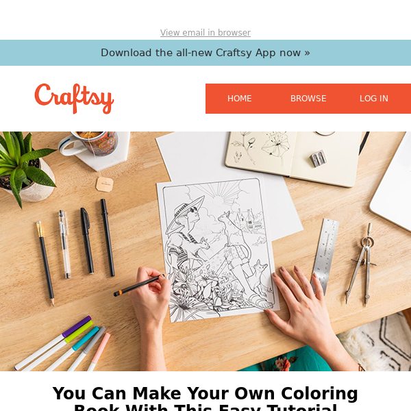 Make a Coloring Book with This Easy Tutorial