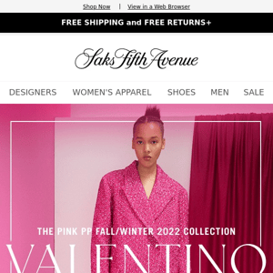Don't forget to shop VALENTINO GARAVANI's Pink PP Collection