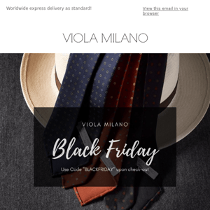 Black Friday SALE | Viola Milano