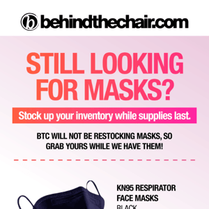 Stock up on masks! Remaining KN95 inventory on sale