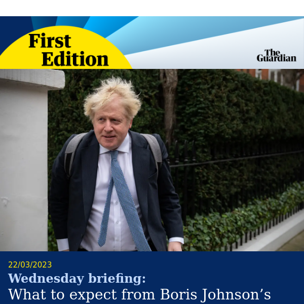 Let's get the Partygate restarted | First Edition from The Guardian