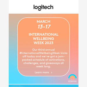 International Wellbeing Week is back!🧘🏻‍♀️🥝💤