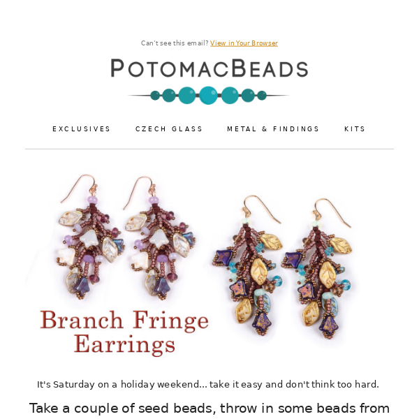 Seed Bead Tassels- DIY Jewelry Making Tutorial by PotomacBeads 