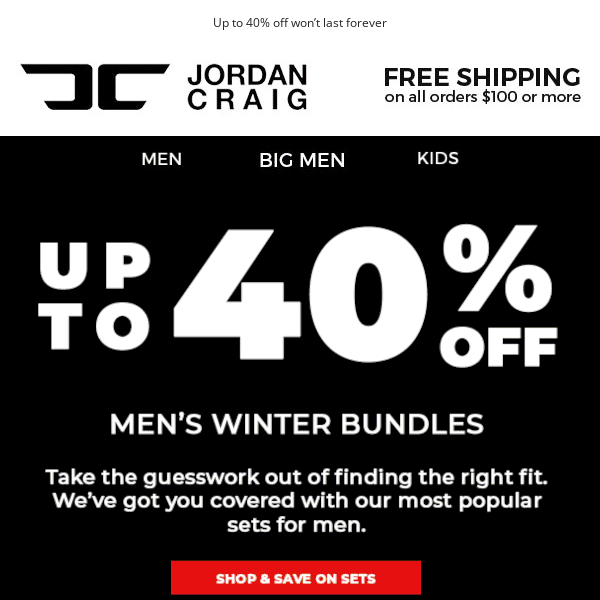 Stay Fly With Men’s Winter Bundles