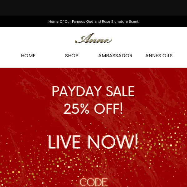 25% OFF Pay Day Sale - Anne Beauty 👍