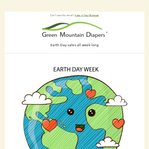 Earth Day Week Sales have begun