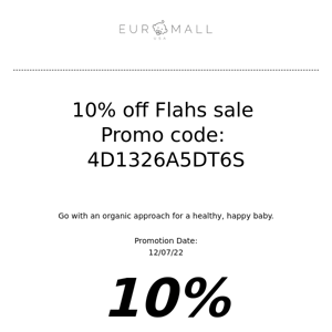 🐤Euromallusa 10% off Flash sale! (Promo code:4D1326A5DT6S)