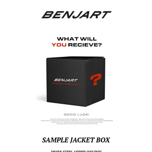 Benjart Members - Boxing Day Mystery Packages Now Live - Strictly 1 Per Person!