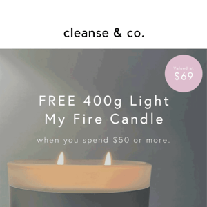 Want to a FREE 400g Candle?! 🎉