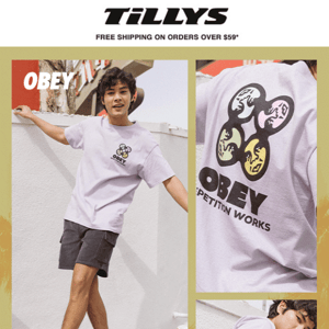 New OBEY  Drop | CVLA Tees 2 for $34 | 40% Off Memorial Day Deals