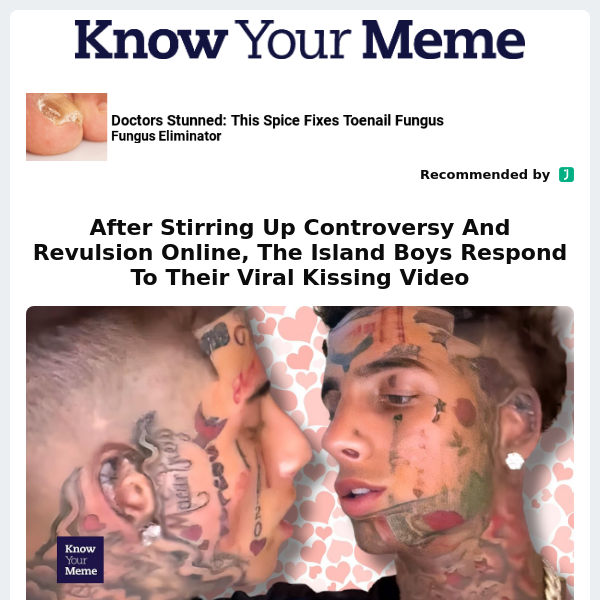 After Stirring Up Controversy And Revulsion Online, The Island Boys Respond To Their Viral Kissing Video