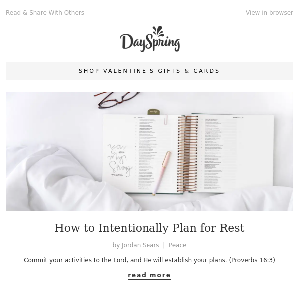 How to Intentionally Plan for Rest