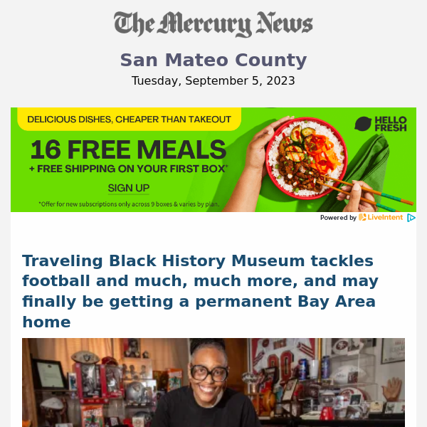 Hoskins Traveling Black History Museum shares 49ers history, much more