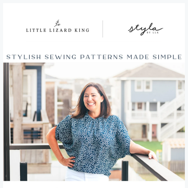 Newsletter - Issue 203! NEW Styla Olinda, Showcase & Sew Along News and More!!