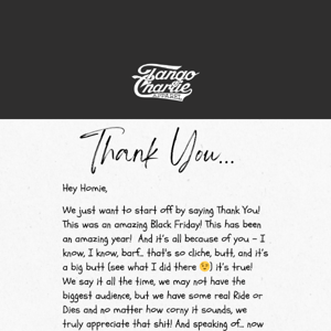 📝...from us to you! 🙏
