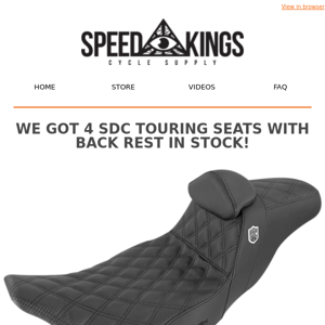 SDC Touring Seat In Stock!