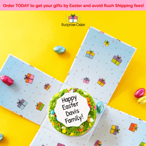 Easter is 4 days away! 🐰🍰 Schedule Your Delivery