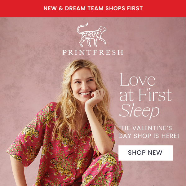NEW VDay PJs are Here - Just for Dream Team!