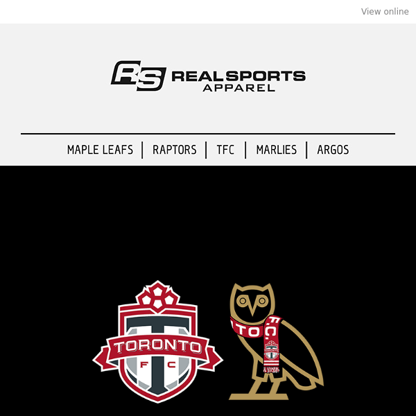 OVO® / TORONTO FC Collection Available Now!