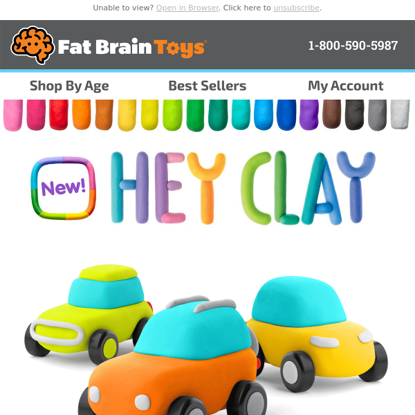 Fat Brain Toys Hey Clay Kits