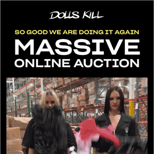 MASSIVE Online Auction!!