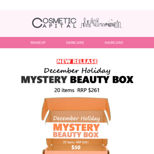 Our December Mystery Box with $260 of value is Live! 🔥