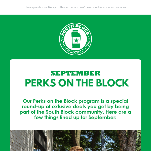 September Perks on the Block 🏆