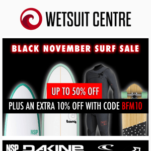 Up to 60% Off In Our Black November Surf Sale!  🔥