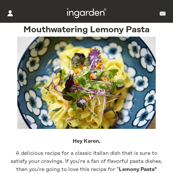 Recipe of the Week: Mouthwatering Lemony Pasta Recipe 🍋🍝