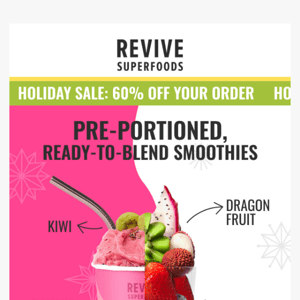 Blend-Ready Smoothies At 60% OFF! 🍓