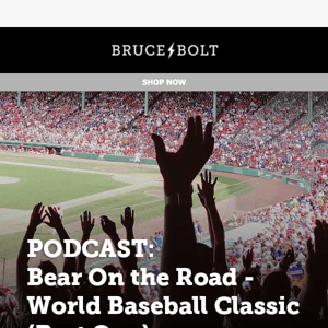 Bear on the Road: World Baseball Classic - Part One