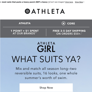 Athleta Girl: 1 + 1 equals…16? 🤨 Open to see how…
