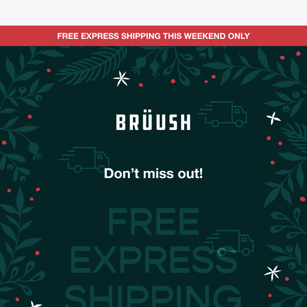 FREE Express Shipping Starts Now 🎁
