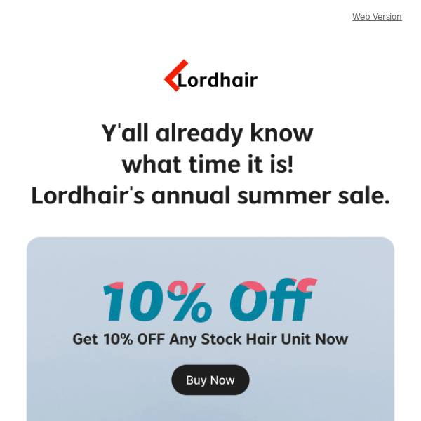 ❤️Save Up to 15% this Summer|Lordhair