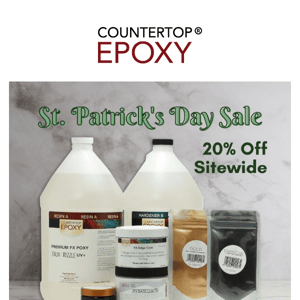 Countertop Epoxy, It's the last day to save!