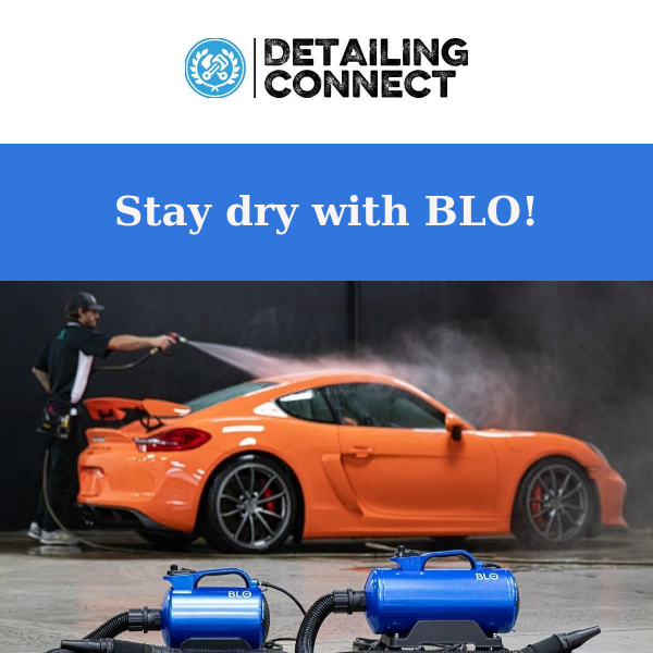 Keep Dry With BLO and Metrovac ! | 20% OFF FLEX BUFFER SETS ! !