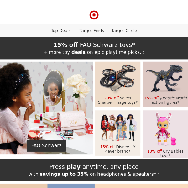 15% off FAO Schwarz toys + more toy deals ⭐