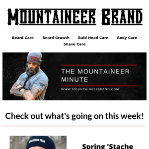 🧔⏰Mountaineer Brand Unboxing, Spring Stache Styling, and MORE! - The Mountaineer Minute