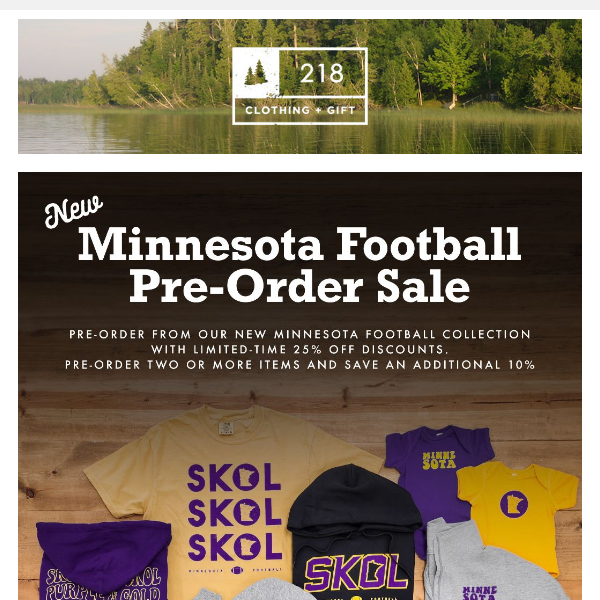 Pre-Order NEW MN Football Gear 🏈