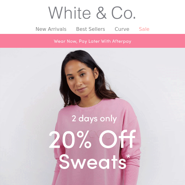 20% Off Sweats* 2 Days Only 🎉