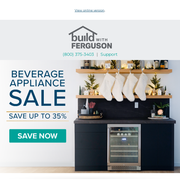 Cheers to Discounts: Save Up to 35% on Beverage Appliances!