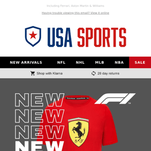New F1 2024 Arrivals Just Dropped