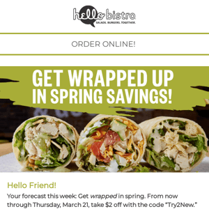 Take $2 Off & Step into Spring