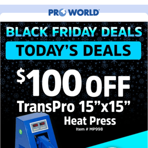 Today's Deal - Up To $250 Off Select Heat Presses