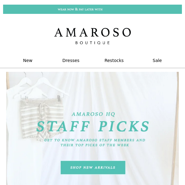 Amaroso HQ: Staff Picks ❤