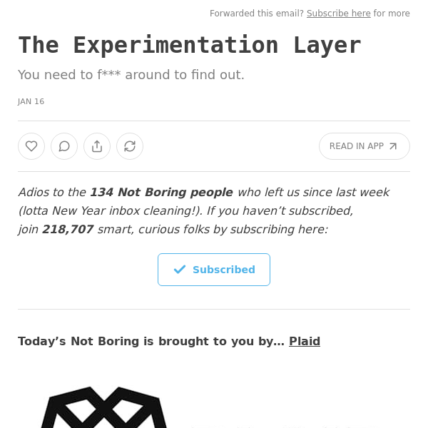 The Experimentation Layer