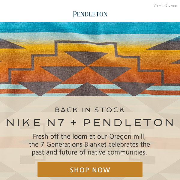 Nike N7 + Pendleton