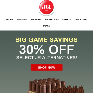 Limited-time savings on JR Alternatives!