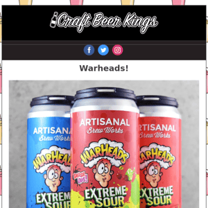 Warheads Sours Back In Stock, Plus, Warheads Seltzers! 😱