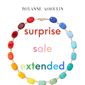 SURPRISE! SALE EXTENDED